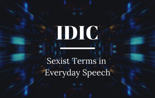 IDIC: Sexist Terms in Everyday Speech